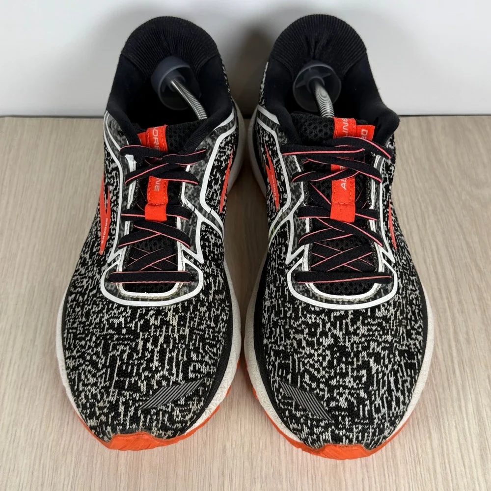 Running Shoes Brooks Womens 8 Black Adrenaline GTS 20 Knit Athletic 1202961B039